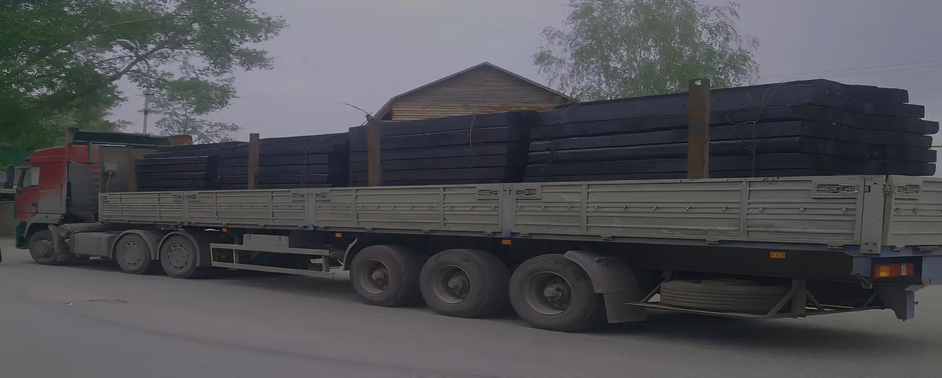 Сервис от транспортной компании по доставке шпал по России из Масловой Пристани автотранспортом